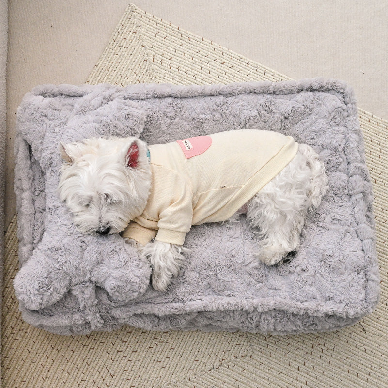 Little Rabbit Velvet Cloud Nest Deep Sleeping Dog