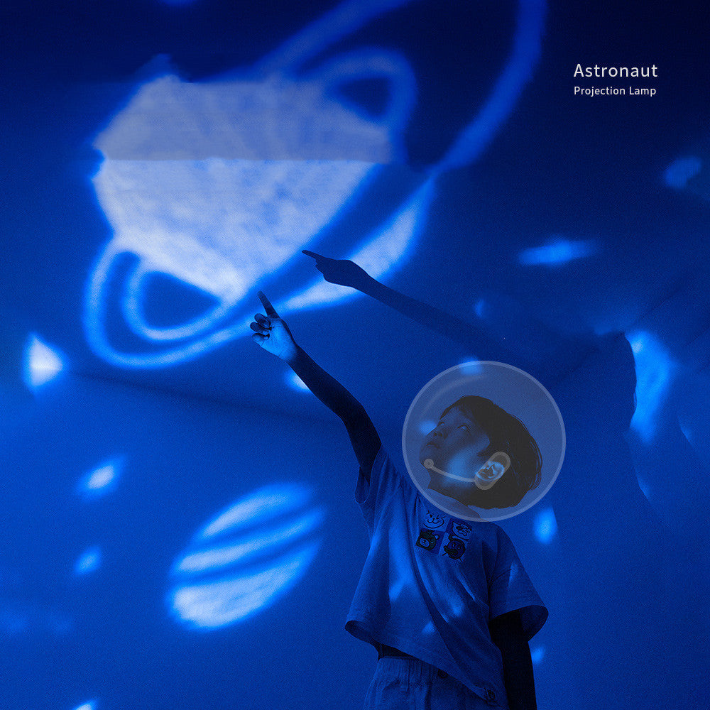 Galaxy Star Projector Night Light - Astronaut LED Lamp for Kids & Adults | Starry Sky Room Decor