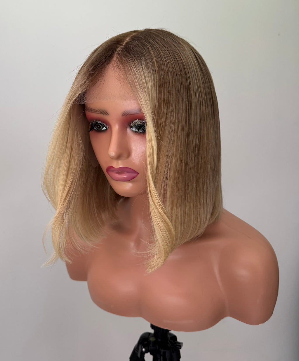 Bronde Bob - 13"X4" Lace Front Human Hair Wig