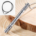 Sterling Silver Men's Pendant Necklace Trendy And Unique