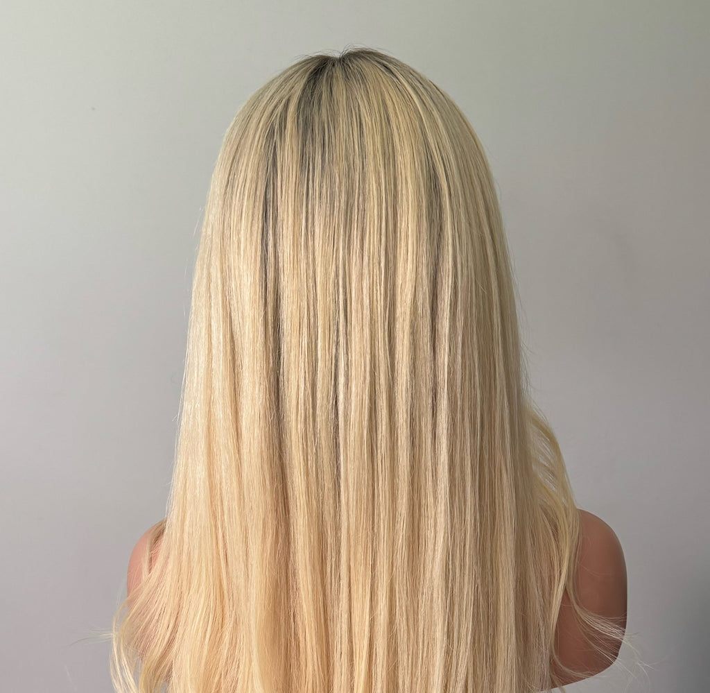 Rooted Helios Honey - 13"X6" Lace Front Human Hair Wig
