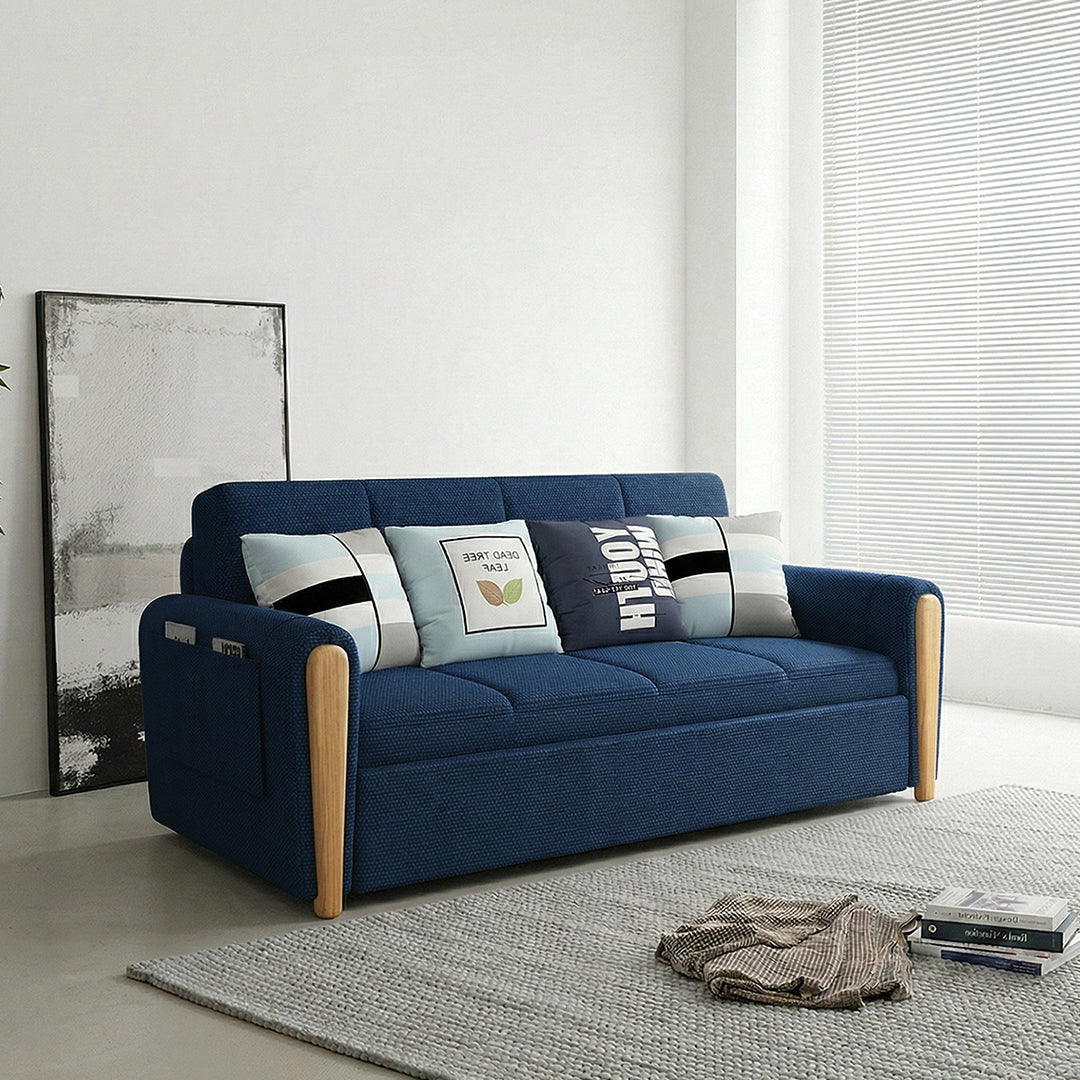 Mavis Two Seater Sofa Bed, Dark Grey