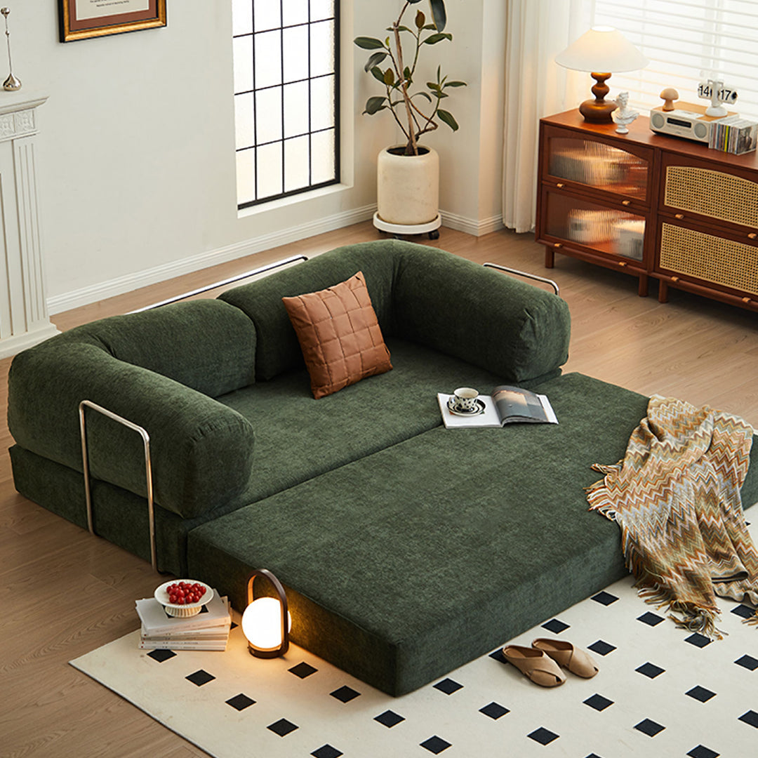 Yamada Foldable Lazy Sofa Bed, Linen