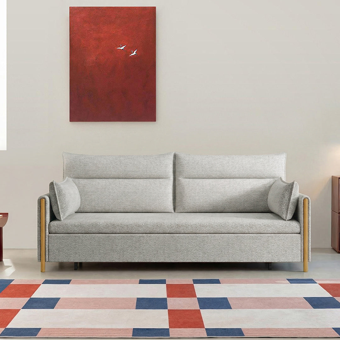 SB122 Two Seater Sofa Bed, Linen
