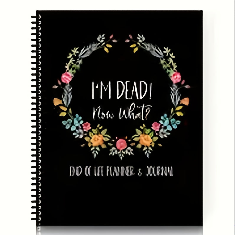 In Case I Go Missing Binder End Of Life Planner Emergency Loose-leaf Binder