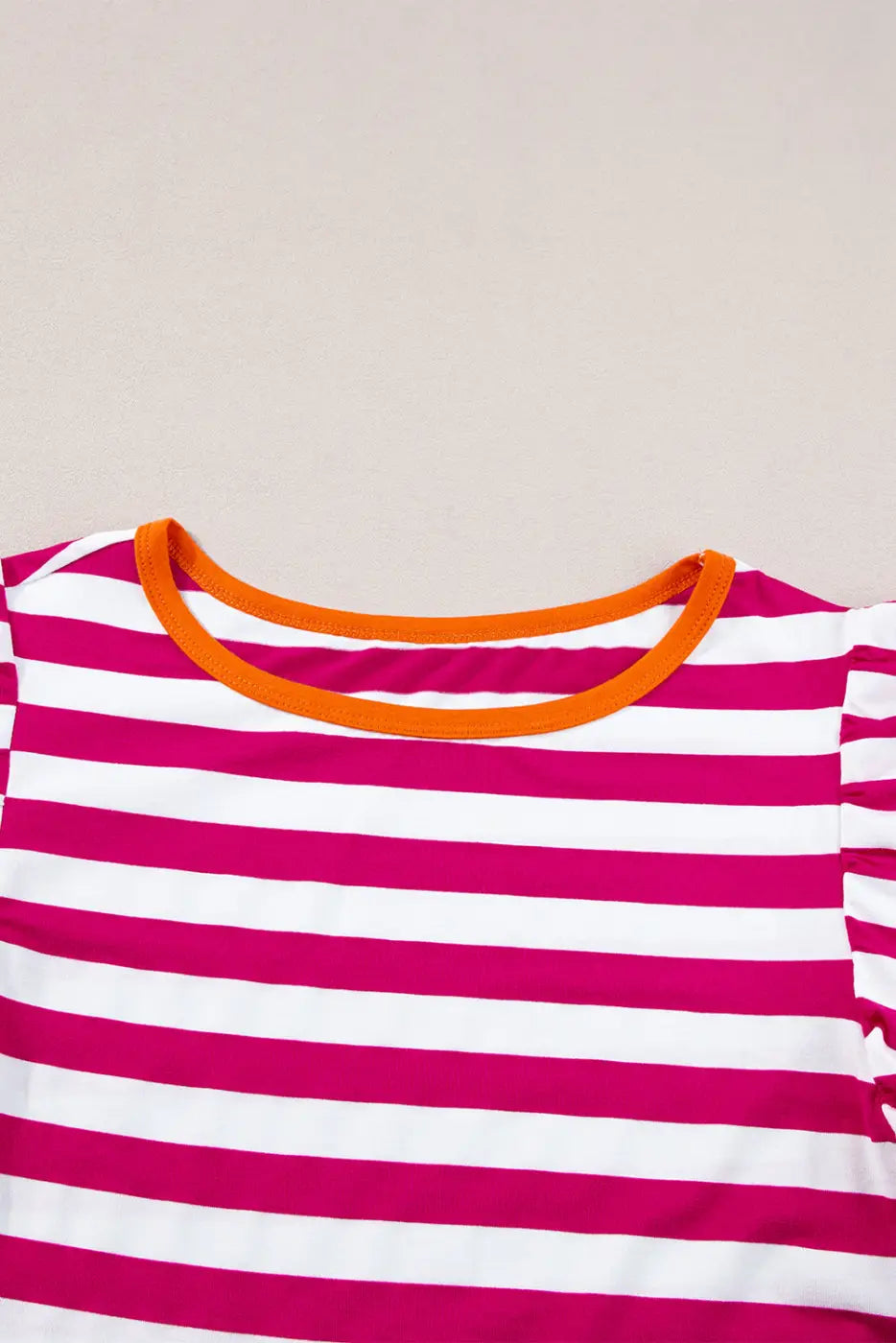 Rose Red Striped Blouse Women UK | Casual Summer