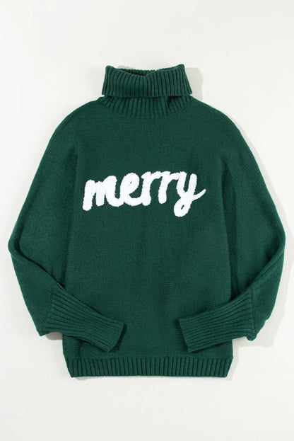 Fiery Red High Neck Sweater for a Stylish Christmas