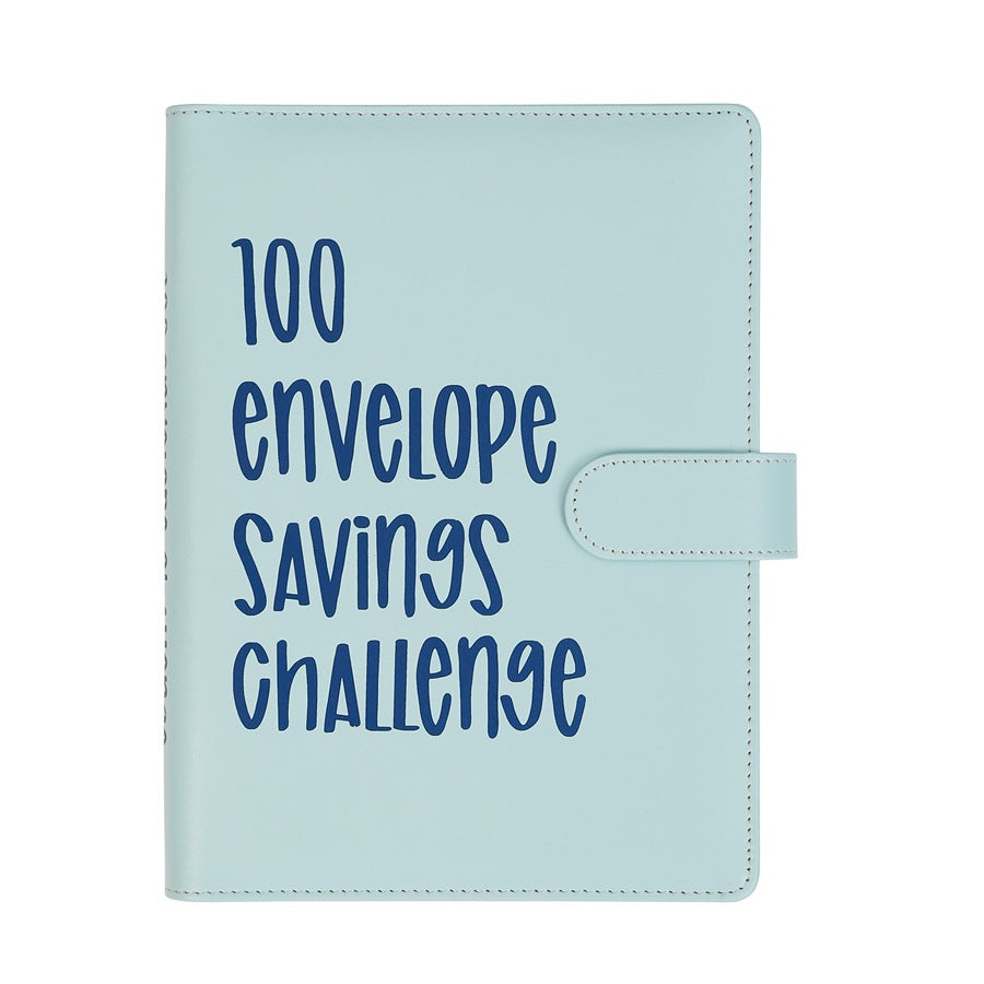 100 Envelope Savings Challenge Couple Notebook