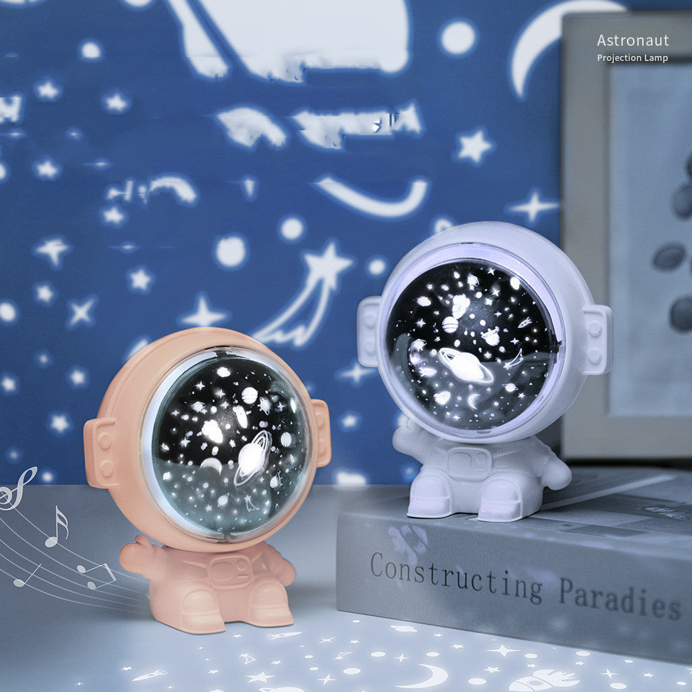 Galaxy Star Projector Night Light - Astronaut LED Lamp for Kids & Adults | Starry Sky Room Decor