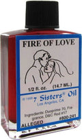 7 Sisters Fire of Love Oil 1/2 fl oz – Romantic Intimacy Ritual Oil