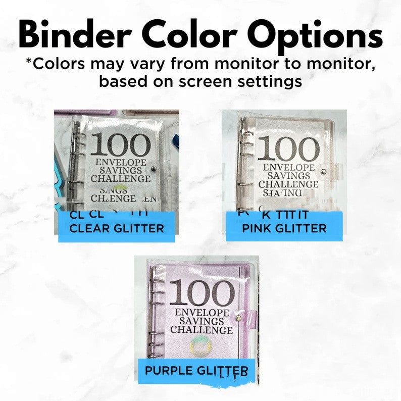 Envelope Savings Challenge Loose-leaf Binder