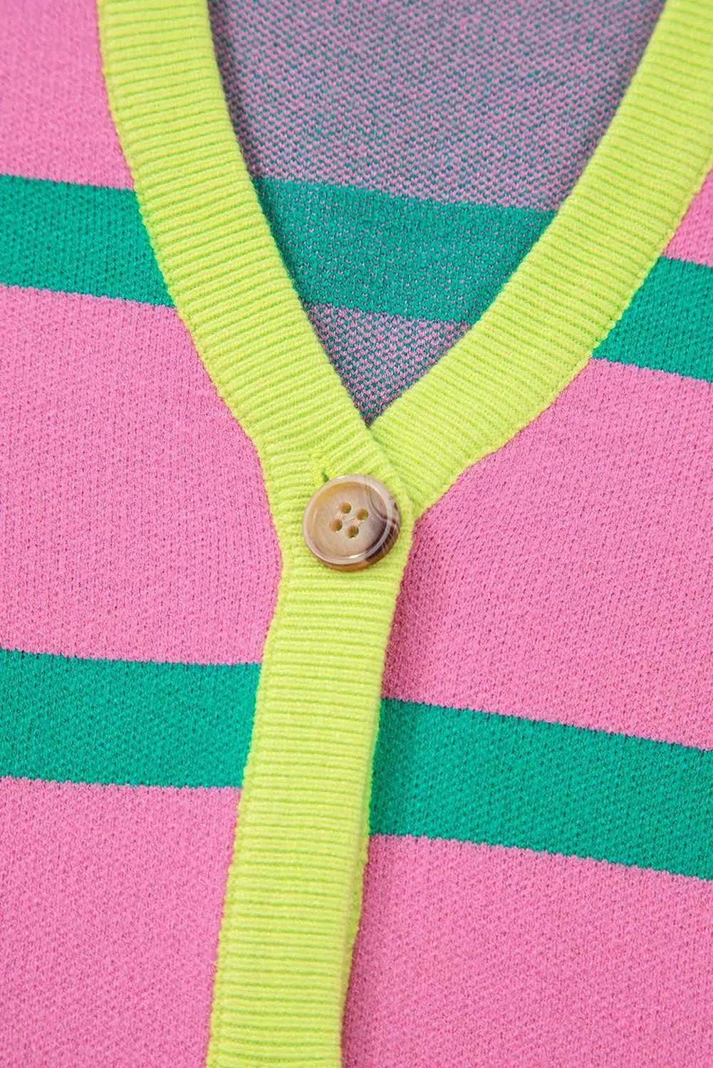 Urban Stripe Loose Cardigan Women UK