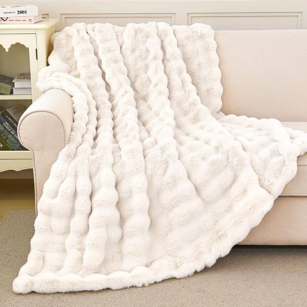 Luxury Faux Fur Throw Blanket