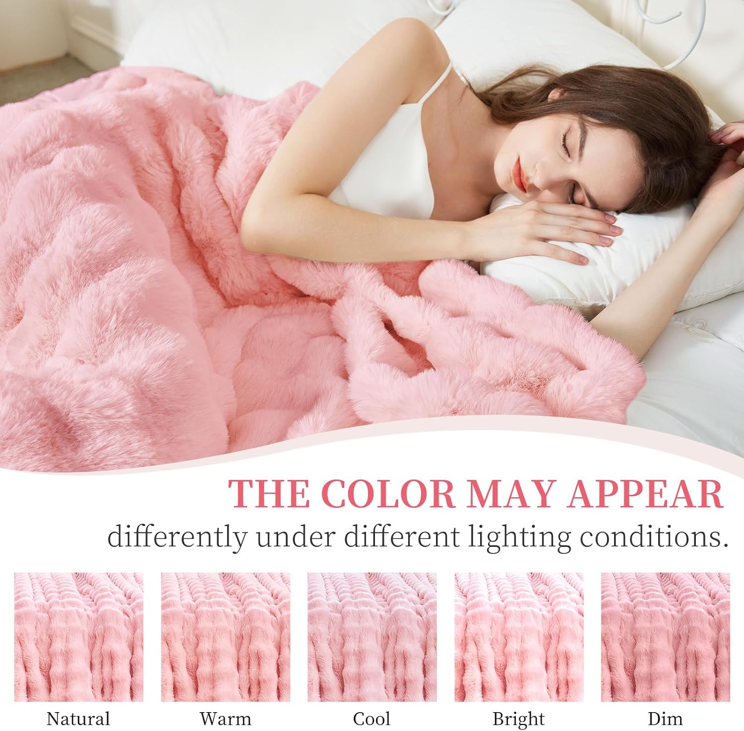 Luxury Faux Fur Throw Blanket
