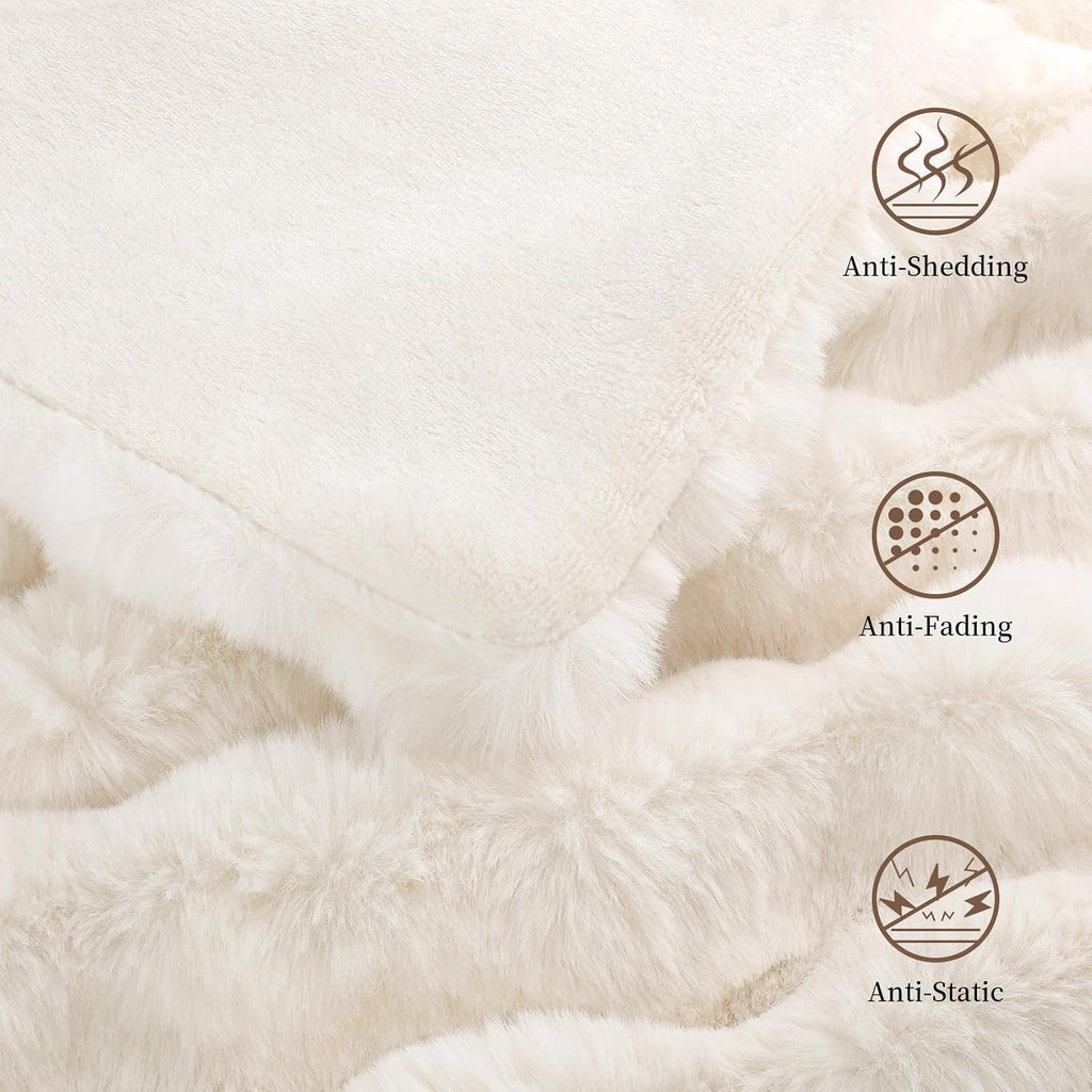 Luxury Faux Fur Throw Blanket