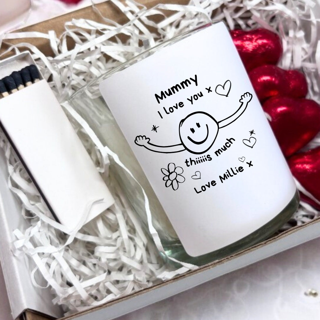 Personalised I Love You Candle | Mum, Grandma, Auntie