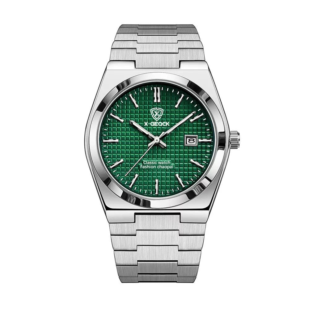 Butterfly Clasp Men's Quartz Swiss Watch