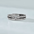 Valentine's Day Gift Girlfriend Sen 925 Art Retro Ring