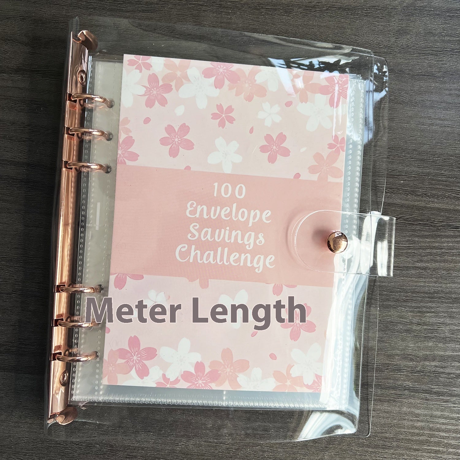 Challenge This Loose-leaf 100-day Saving Certificate Holder Petal Envelope