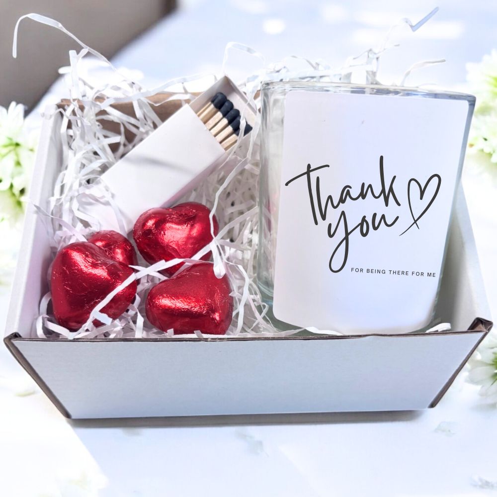 Personalised 'Thank You' Candle Gift Set | Teacher, Friend, Family