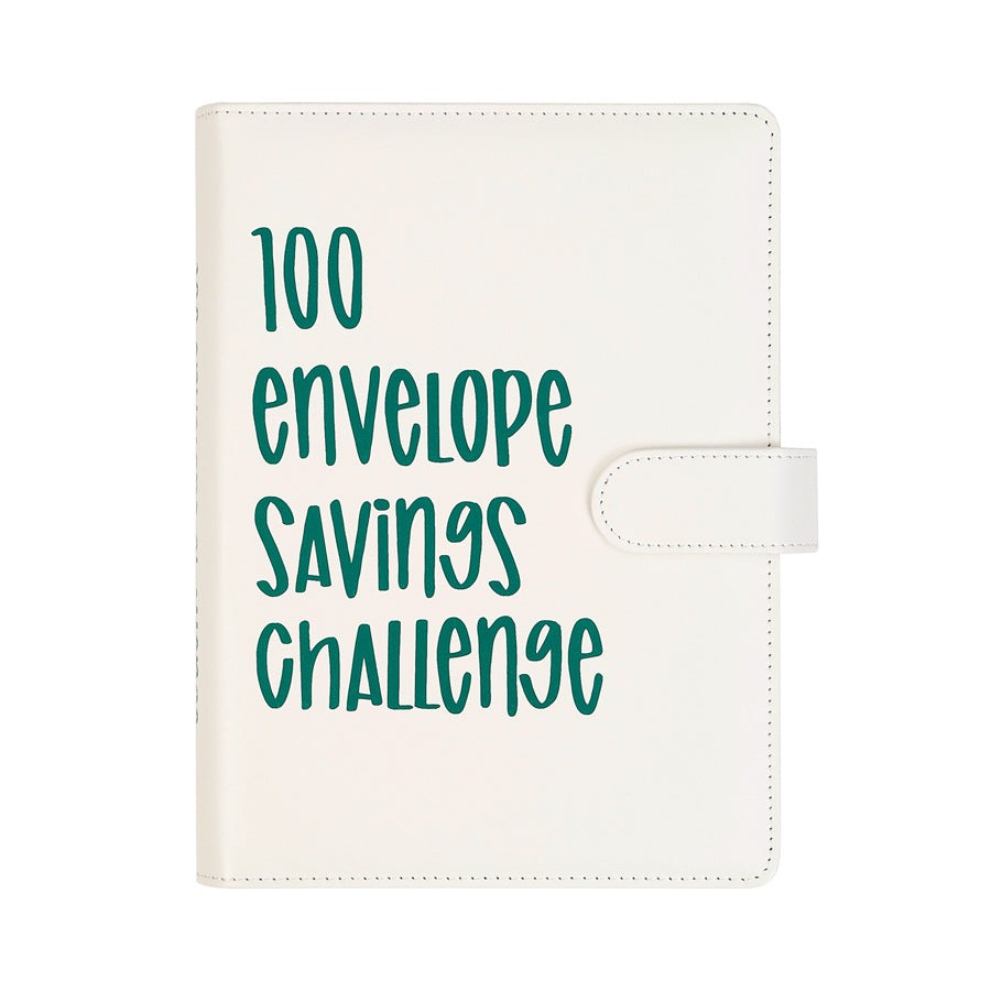 100 Envelope Savings Challenge Couple Notebook