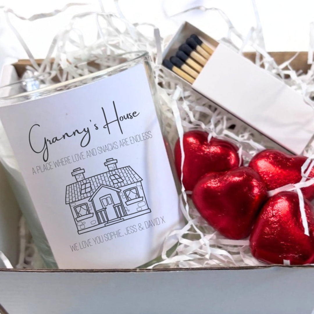 Personalised Granny's House Candle Gift Set | Grans, Nanas, Nonna