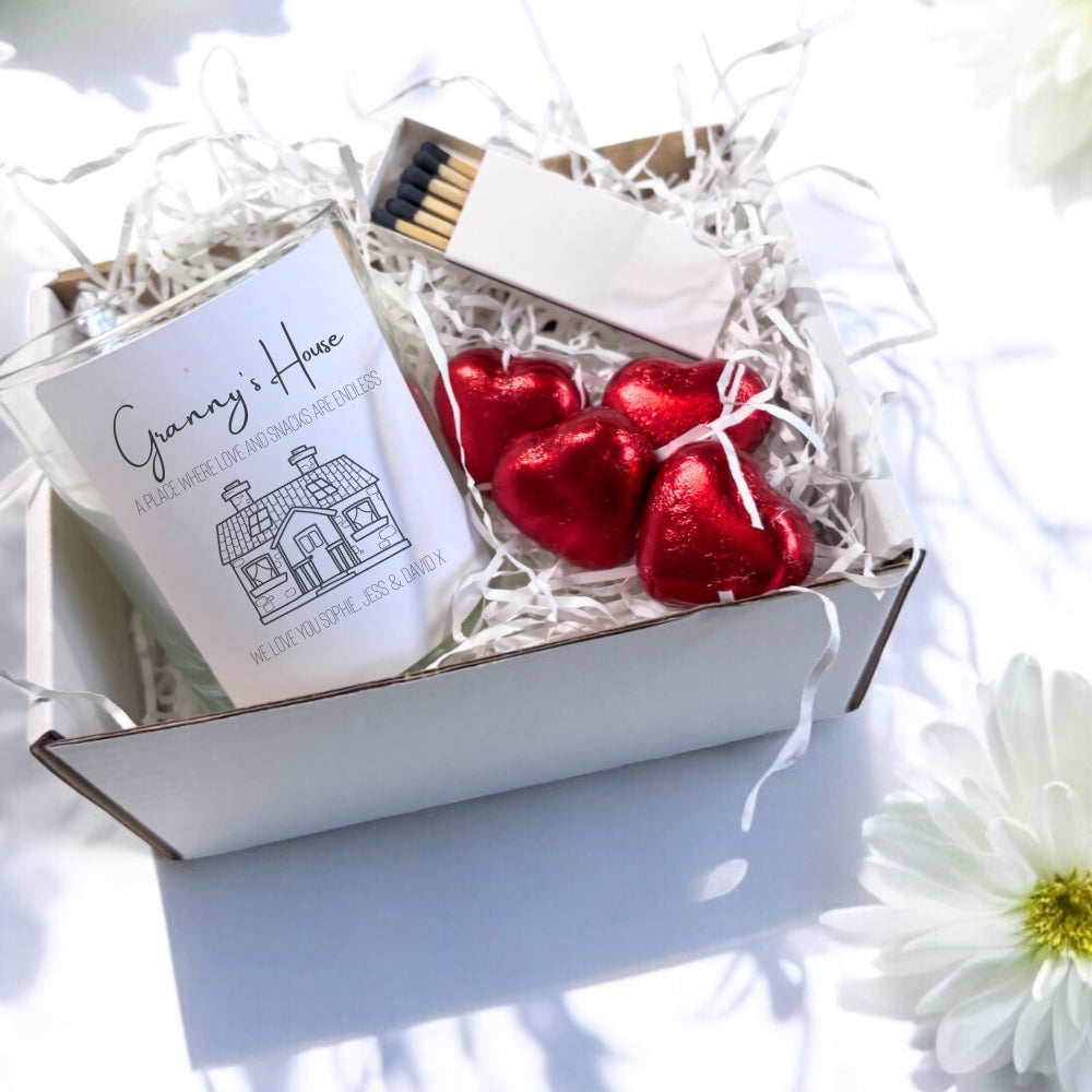 Personalised Granny's House Candle Gift Set | Grans, Nanas, Nonna