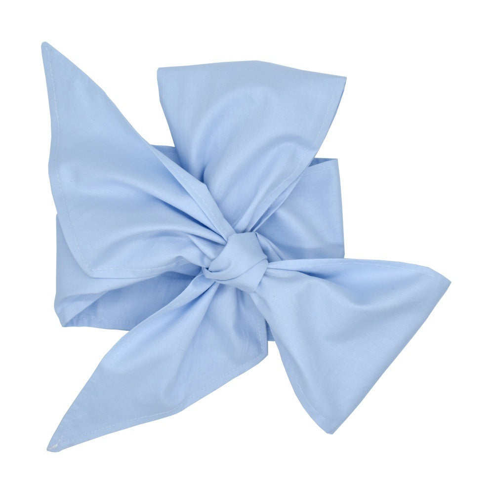 Baby Swaddling Cloth with Cotton Bow - Soft Newborn Swaddle Blanket Wrap for Infants