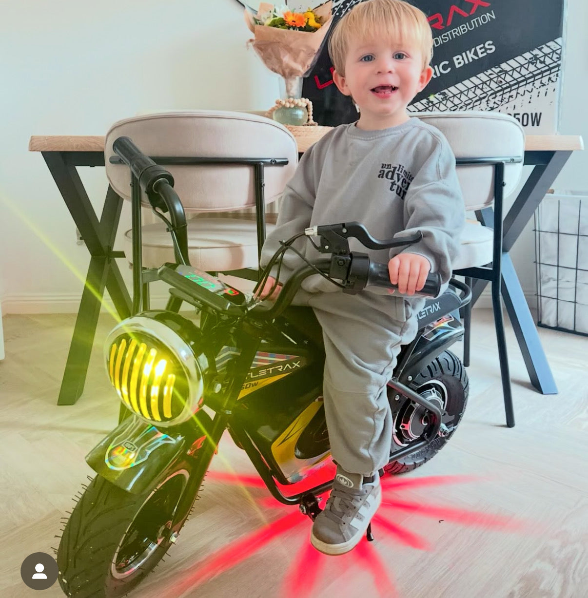 Littletrax 350W Kids Electric Bike – Ages 3 to 12+ ride on motorbike