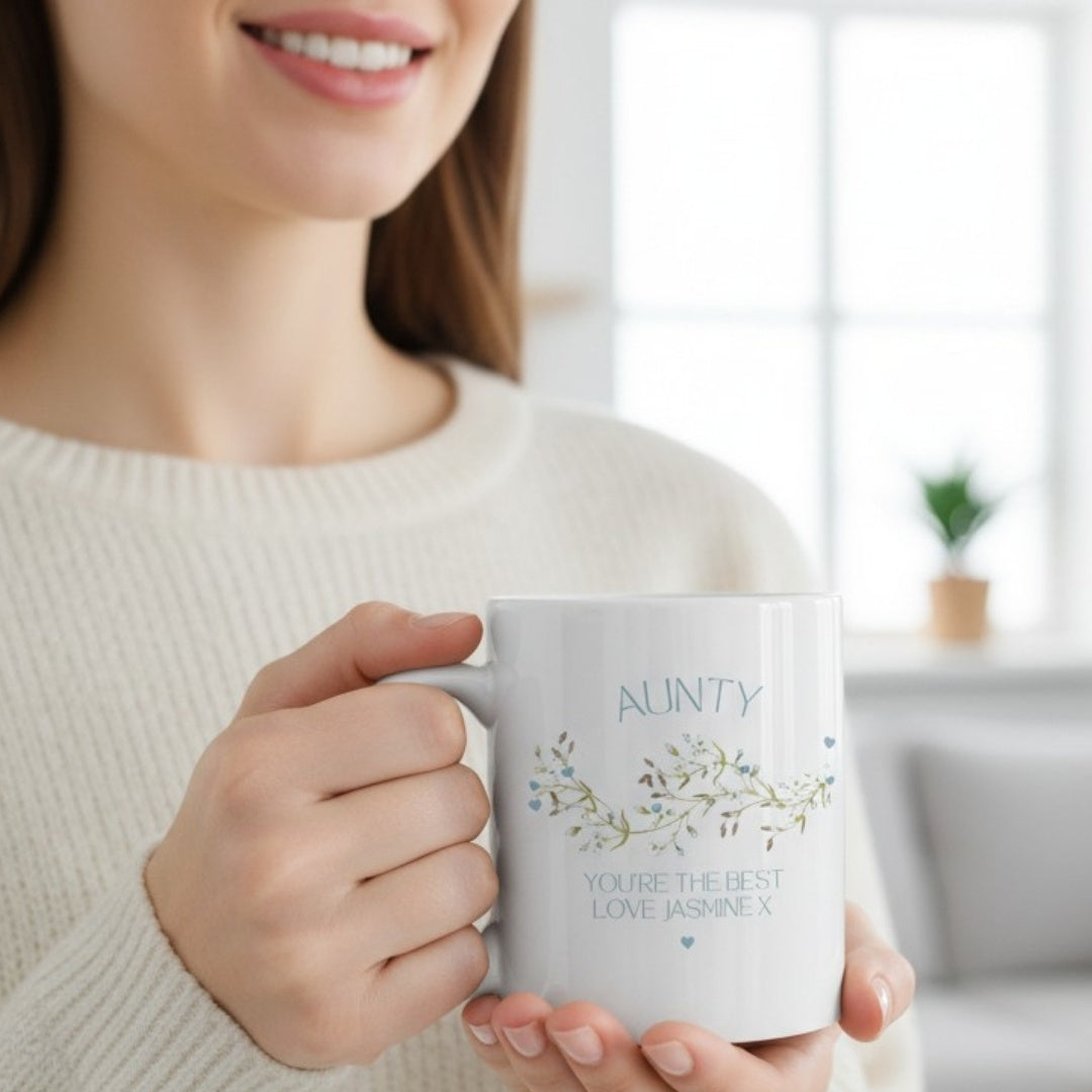 Personalised We Love You Mug Gift | Grandma Aunty Nana