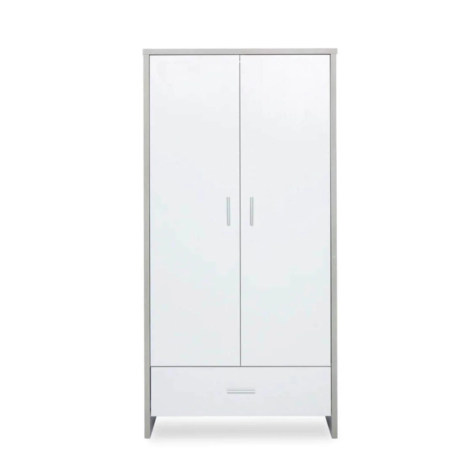 Ickle Bubba Pembrey Wardrobe - Ash Grey & White