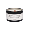 Smokeless Plant Soy Wax Aromatherapy Candle Black Tinplate Can Romantic Valentine's Day Gift