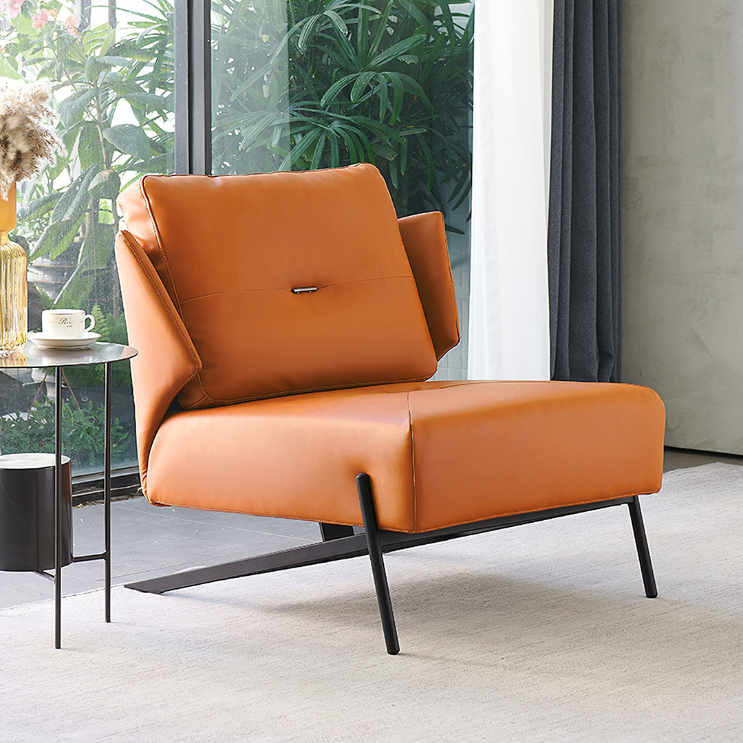 Karpov Tige Accent Leather Chair, Armchair, More Colours