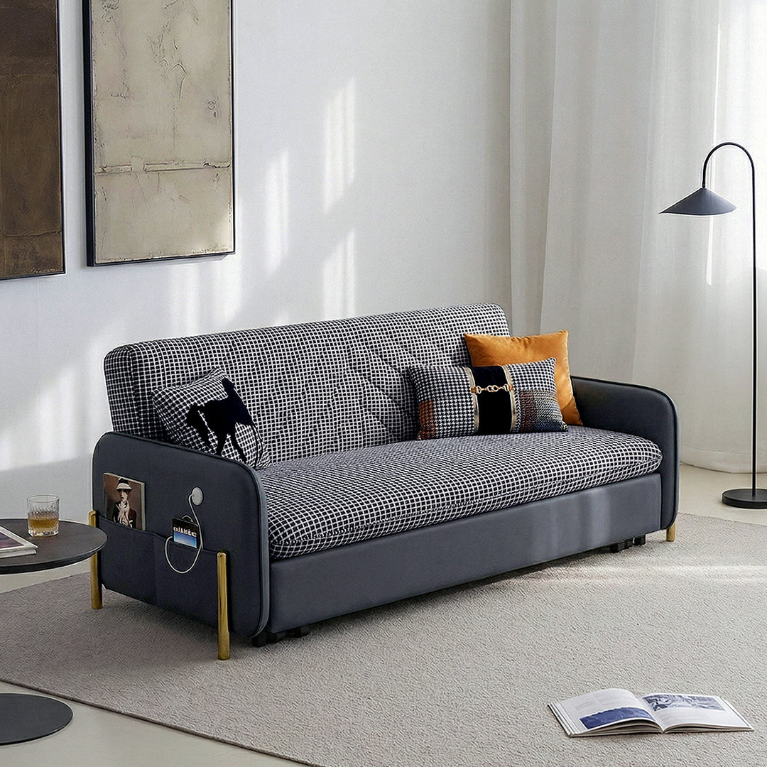Aditi Two Seater Sofa Bed, Green