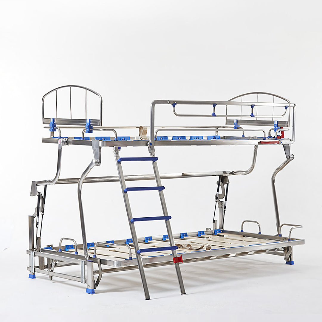 Ramos Two Seater Sofa Bed, Bunk Bed, Flannelette