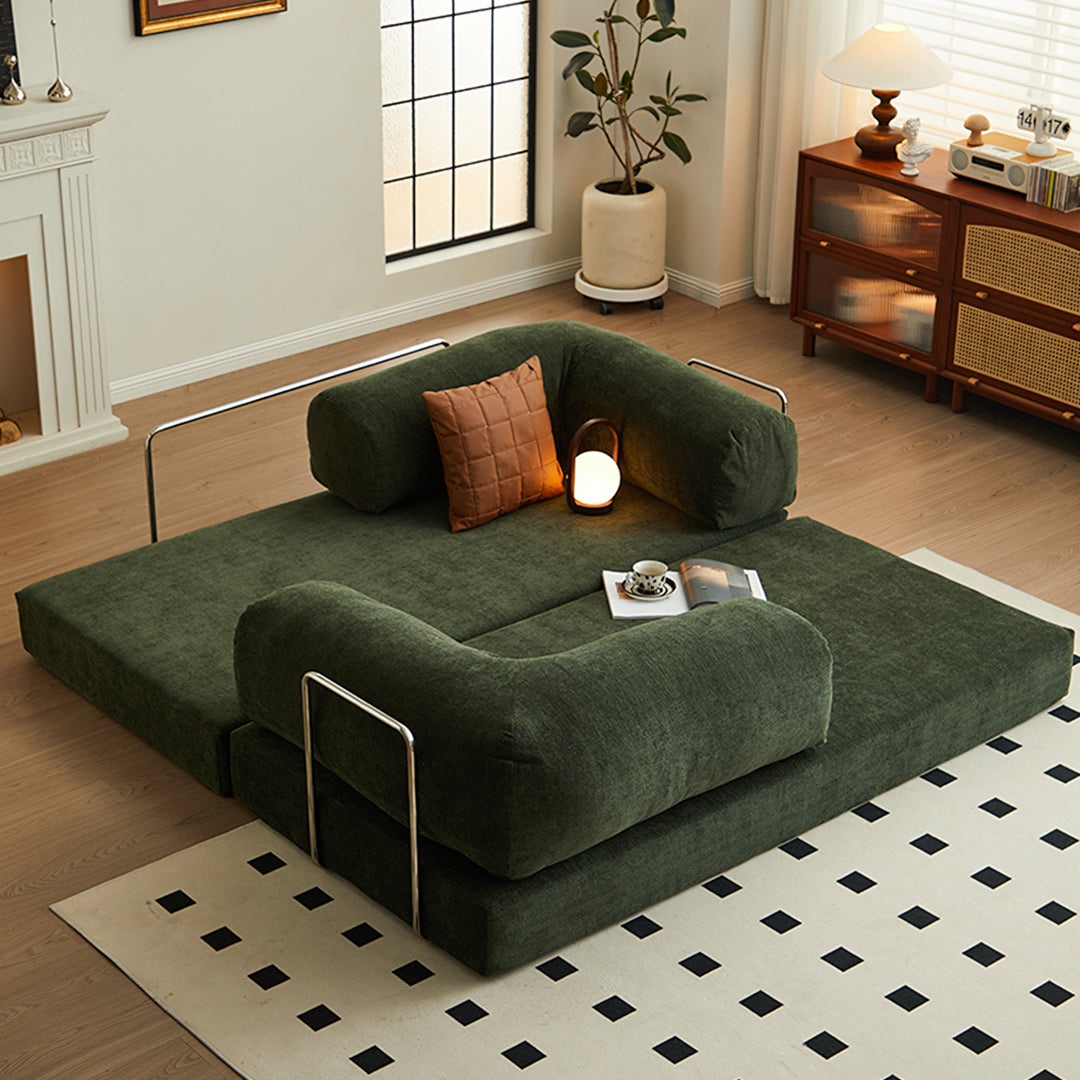 Yamada Foldable Lazy Sofa Bed, Linen