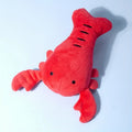Squeaky Lobster Stuffed Toy For Dog Interactive Bite Resistant Toy For Small And Medium Dogs Crab Lobster