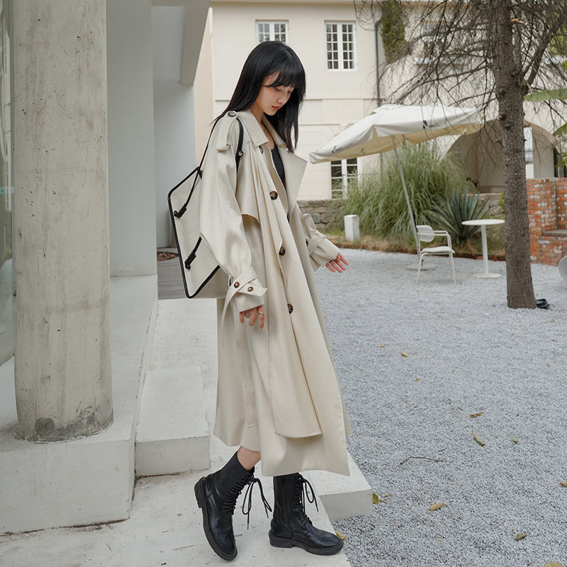 Women's Fashion High Sense Trench Coat