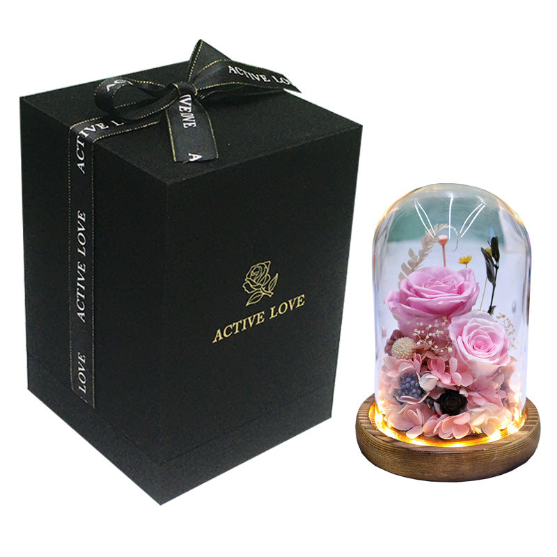 Creative Roses LED Lamp Glass Cover Ornaments