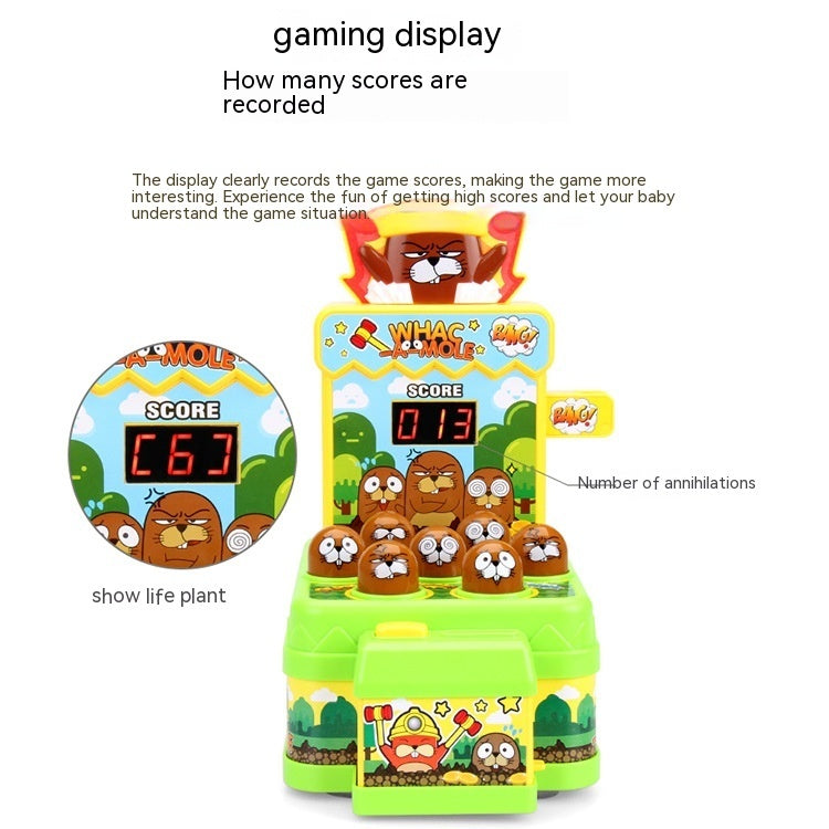 Knock Challenge Gophers King Sound And Light Hands-on Toy