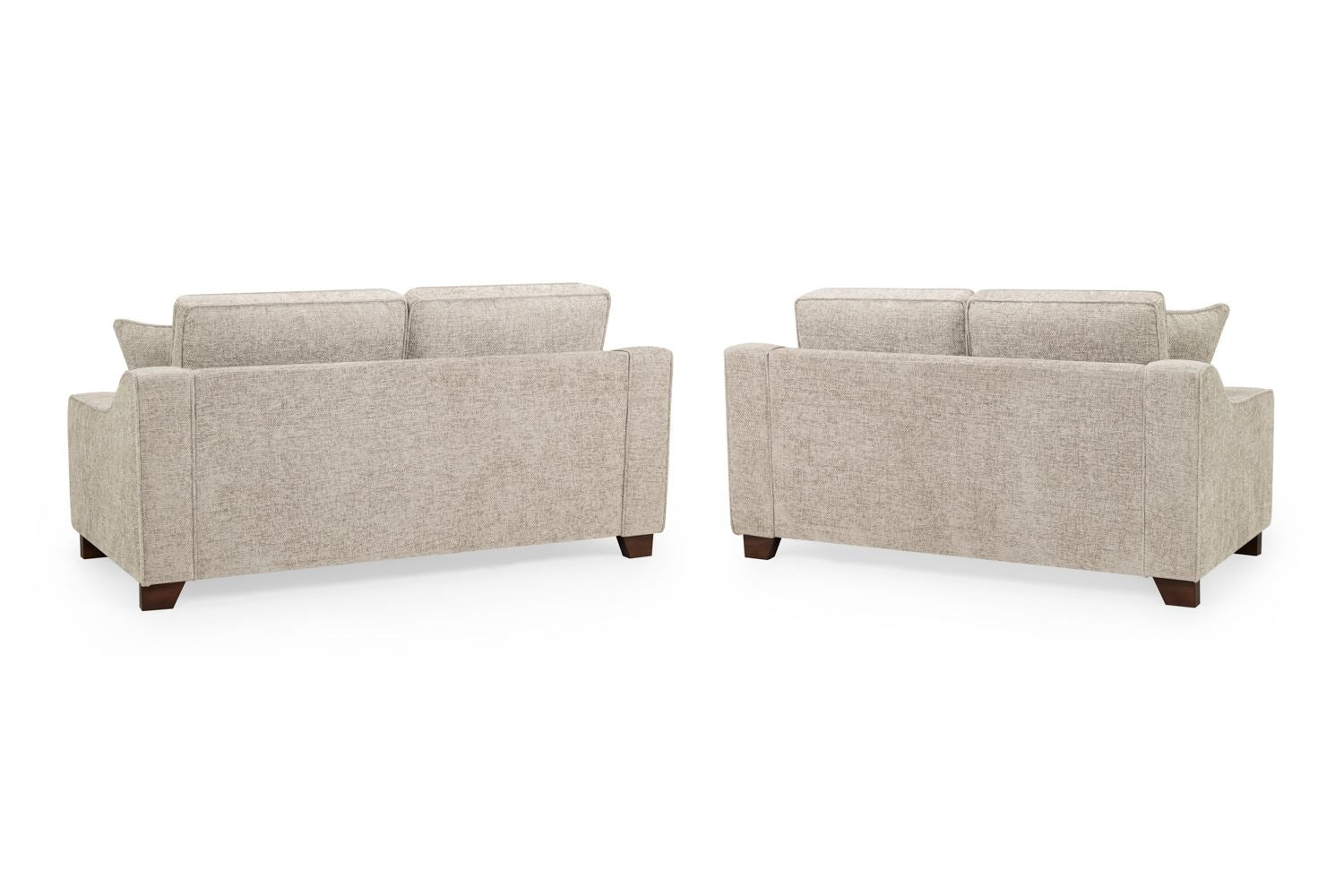 Nebraska Fabric 3+2 Sofa Set: Plush, Removable Cushions, Wooden Feet