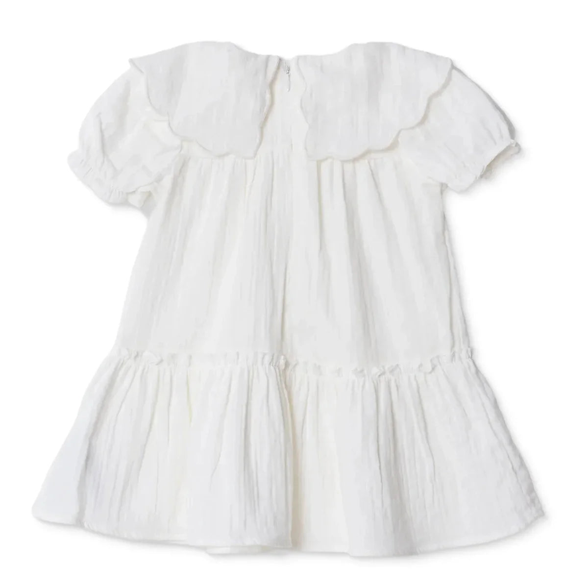 HelloBaby Short Sleeve Muslin Baby Dress (6-9 Months to 4-5 Years)