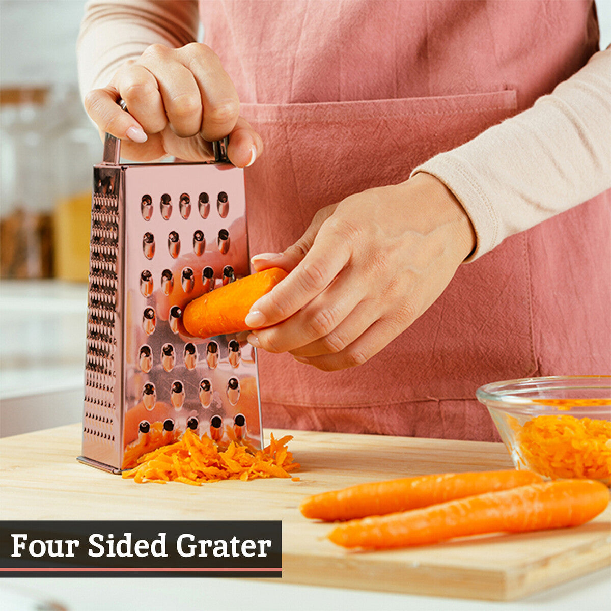 Alchemist Rose Gold Stainless Steel Small Grater