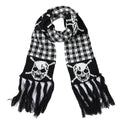 Thickened Thermal Knitted Scarf With Skull Design