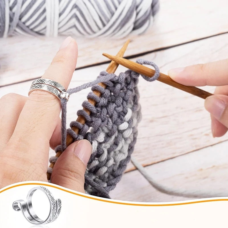 Personalized Simple Crochet Ring With Thread