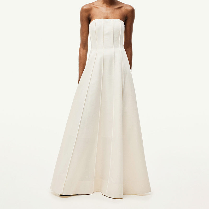 White Bra Temperament Dress Women