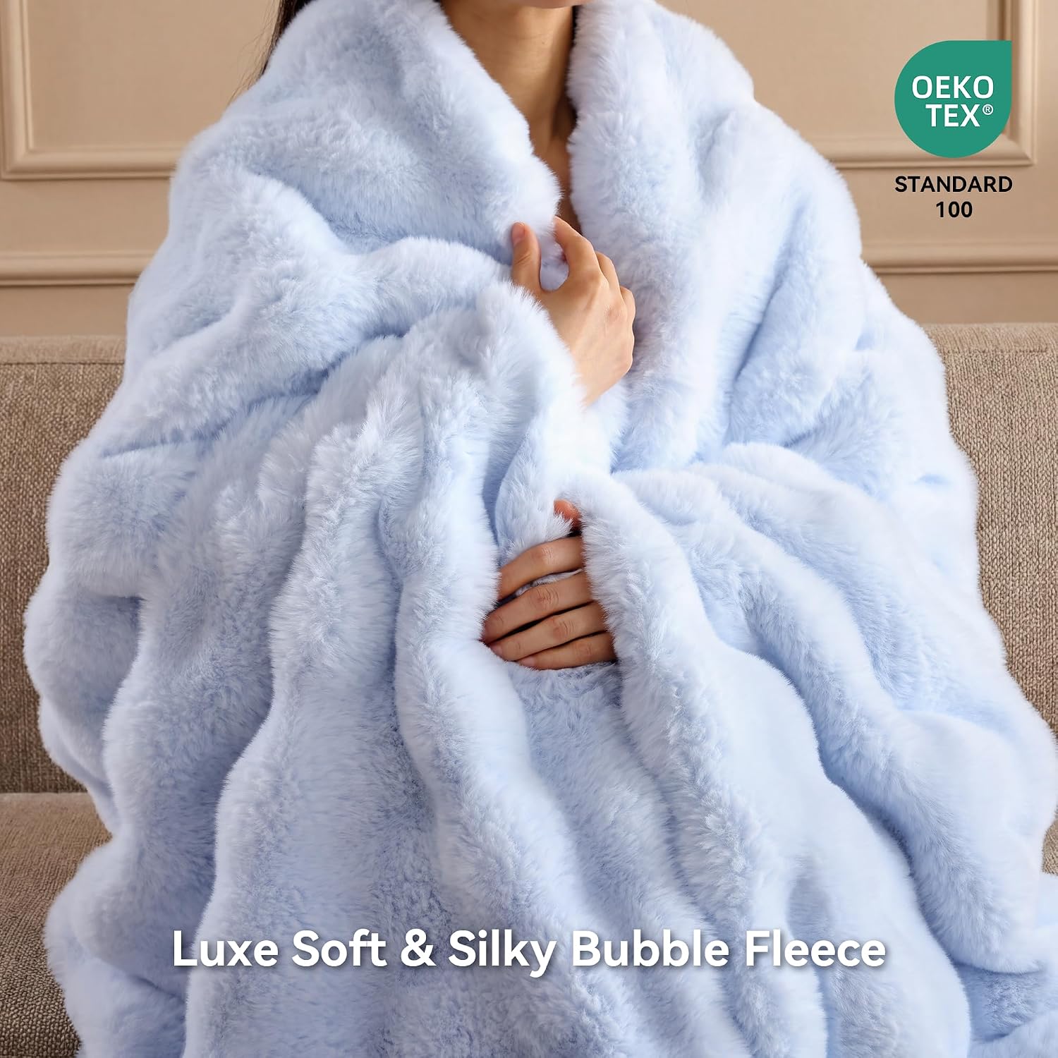 Luxury Faux Fur Throw Blanket