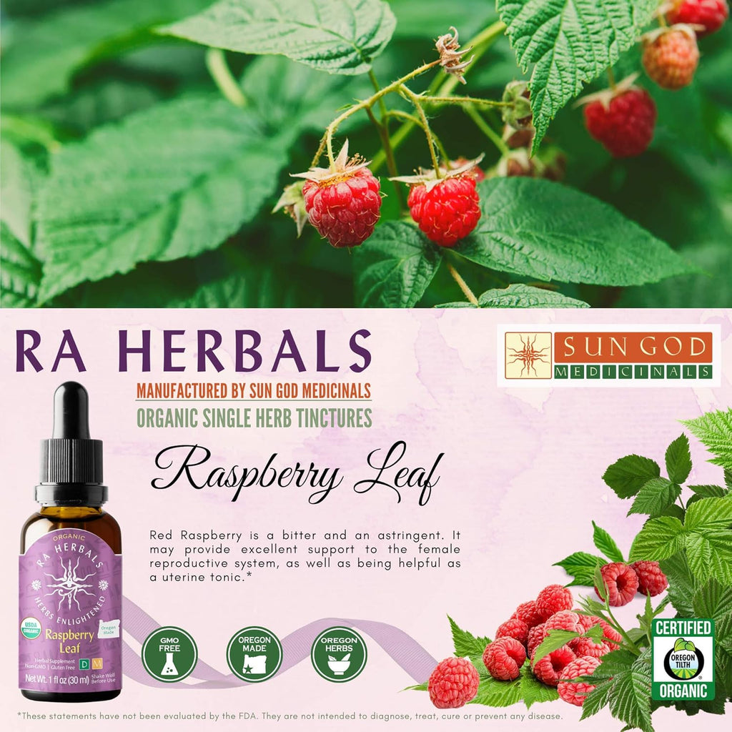 Organic Raspberry Leaf Tincture - KNOWN MENOPAUSE & MENSTRUAL RELIEF