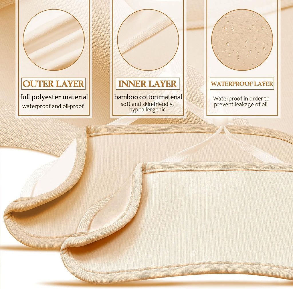 Organic Castor Oil 2 Piece Pack with a Bamboo Neck Wrap