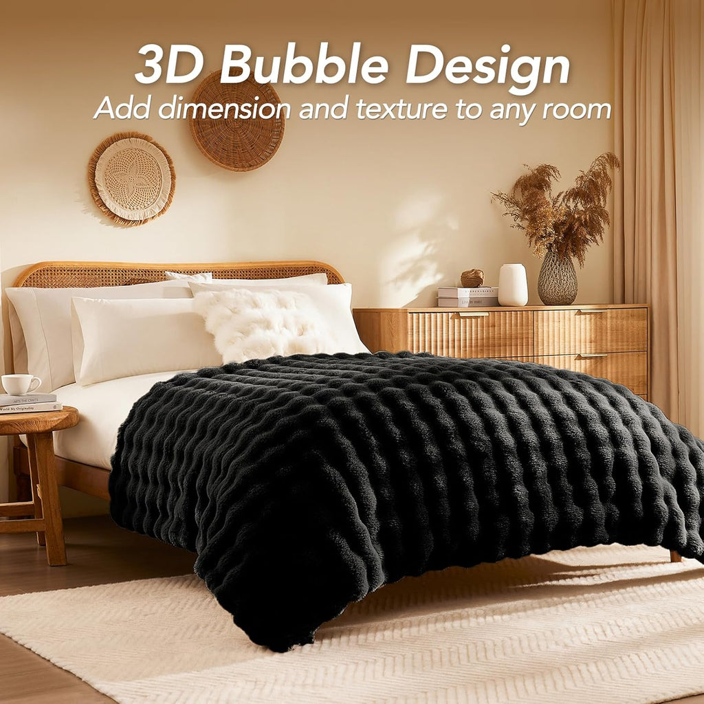 Luxury Faux Fur Throw Blanket